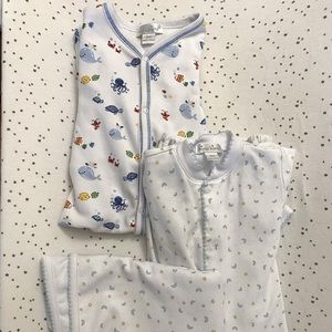 Kissy kissy pajama set SM size (similar to 0-3 M)